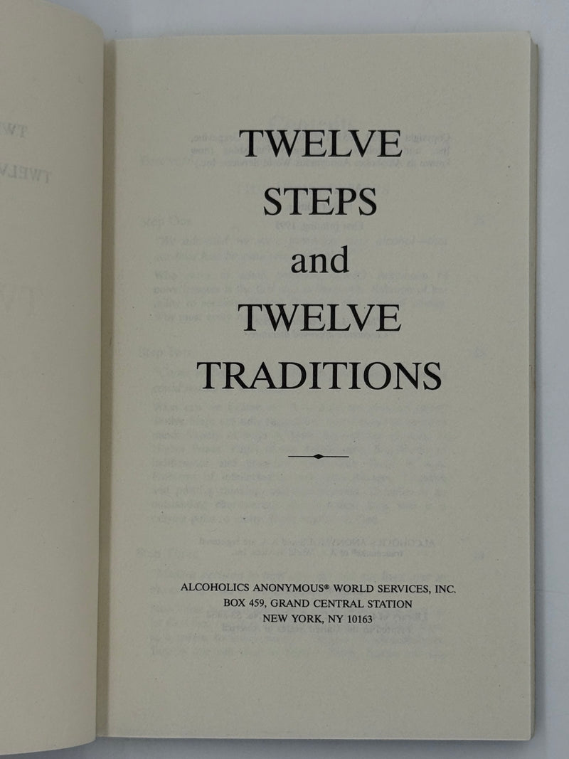 Pocket Edition AA Big Book and Twelve and Twelve - First Printings