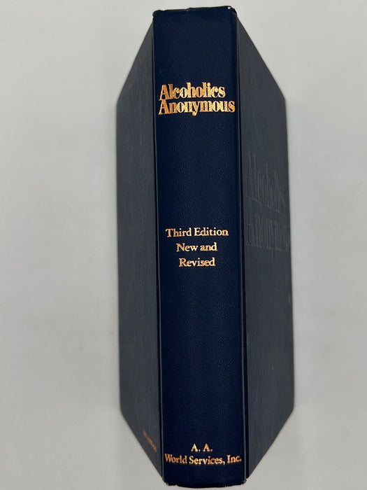 Alcoholics Anonymous Third Edition First Printing from 1976 with ODJ