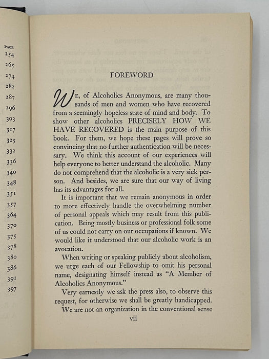 Alcoholics Anonymous First Edition 14th Printing from 1951 - ODJ