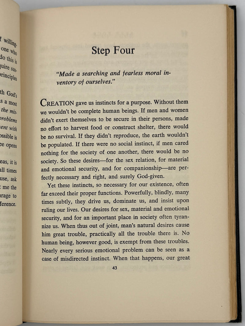 Twelve Steps and Twelve Traditions — First Edition, Second Printing (1960) Harper & Brothers Issue — Original Dust Jacket