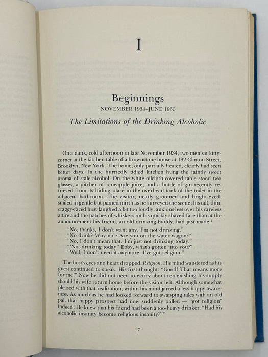 Not-God: A History of Alcoholics Anonymous by Ernest Kurtz - First Printing from 1979