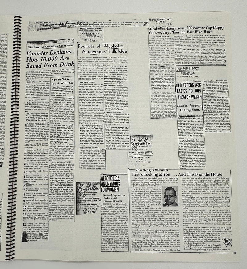 Alcoholics Anonymous 1943 - The Archives of The General Service Board
