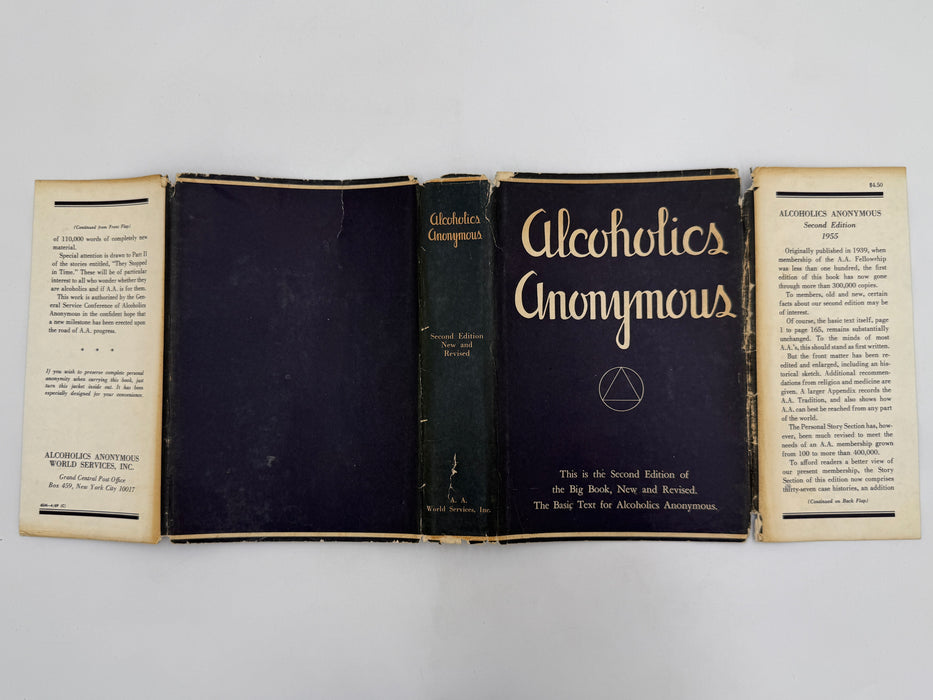 Alcoholics Anonymous Second Edition Big Book 10th Printing with ODJ