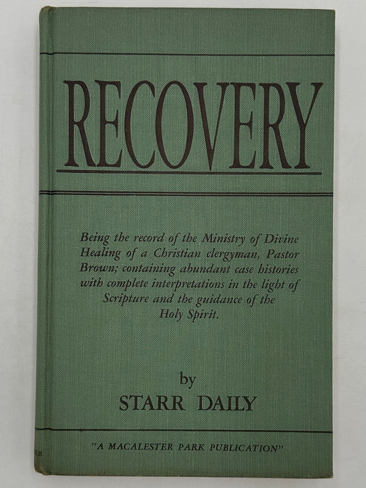 Recovery by Starr Daily