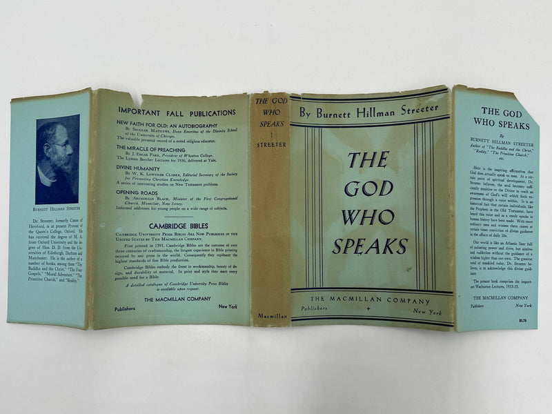 The God Who Speaks by Burnett Hillman Streeter - 1936 - ODJ West Coast Collection