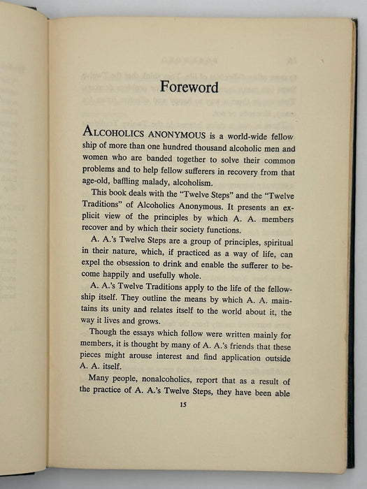 Harpers 2nd Printing - 12 Steps and 12 Traditions Recovery Collectibles