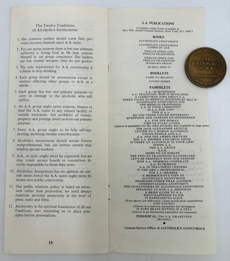 A.A. In Treatment Centers - 1980