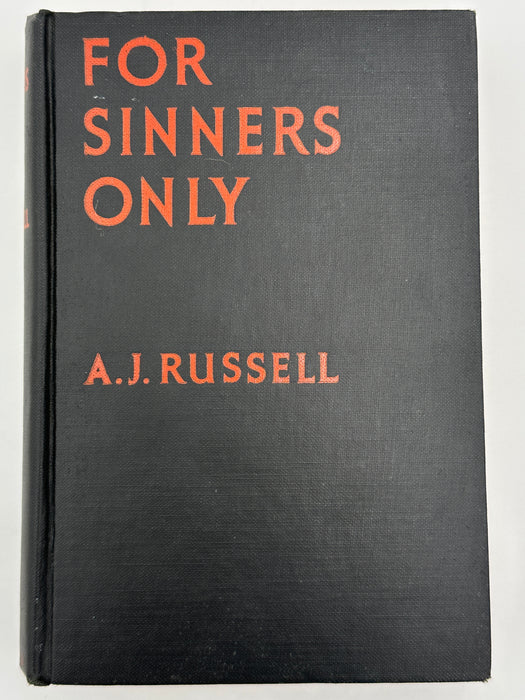 For Sinners Only by A.J. Russell - 3rd Printing Recovery Collectibles