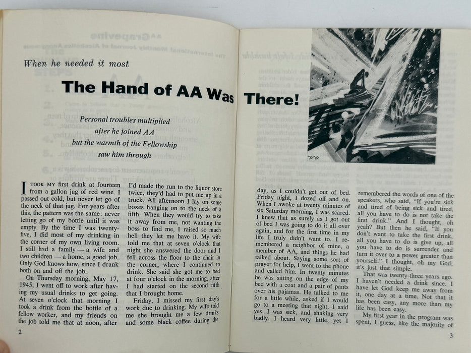 AA Grapevine from September 1969 - A Nun’s Story