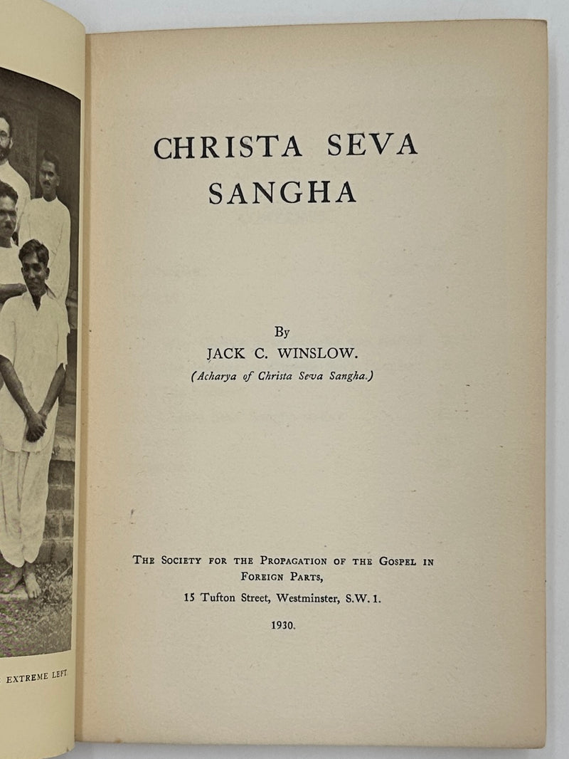 Christa Seva Sangha by Jack C. Winslow - 1930
