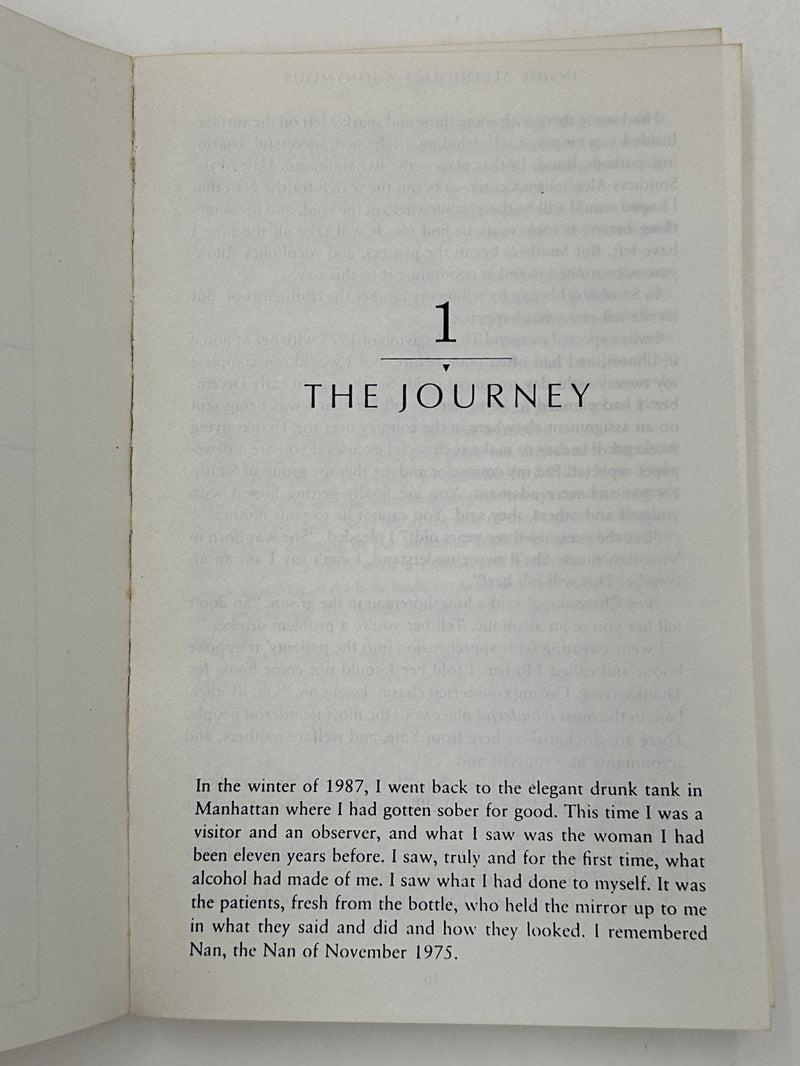 Uncorrected Proof of A.A. Inside Alcoholics Anonymous by Nan Robertson - 1988