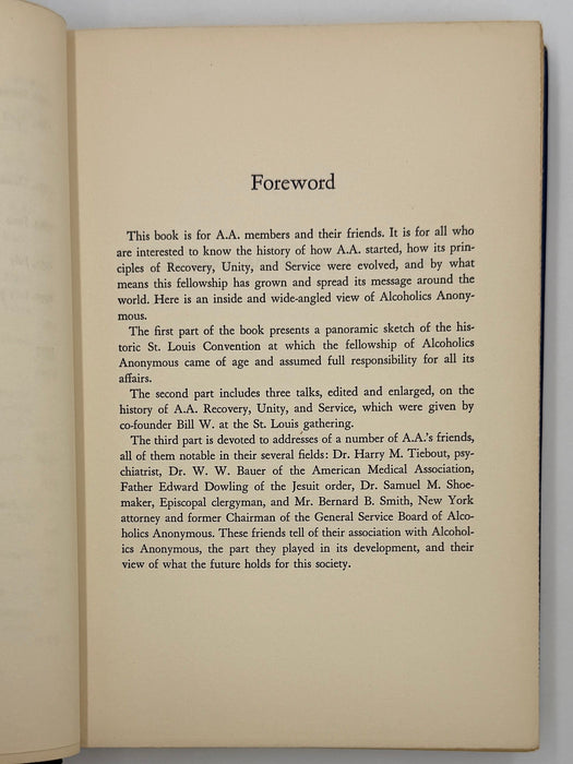 Alcoholics Anonymous Comes Of Age - First Printing from 1957 Recovery Collectibles