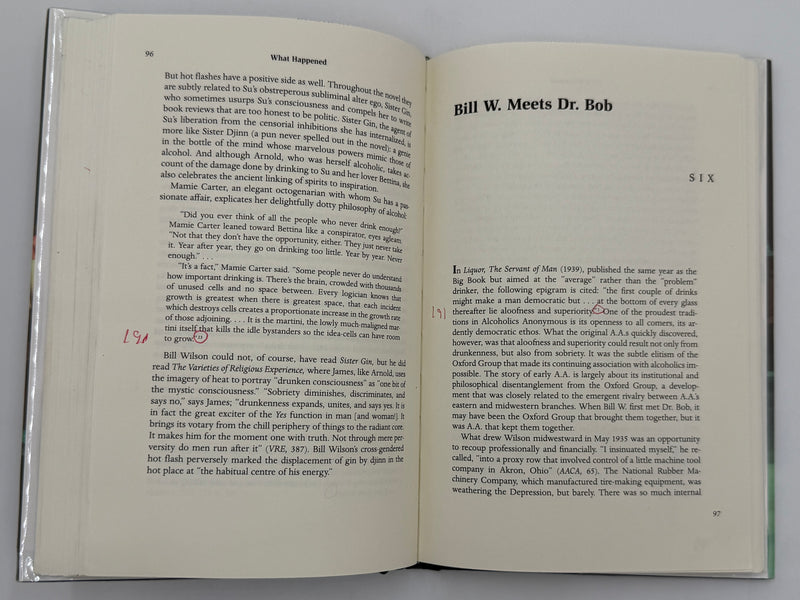 Bill W. and Mr. Wilson: The Legend and Life of A.A.'s Co-founder - 2000 Hardcover ODJ - Ex-Library
