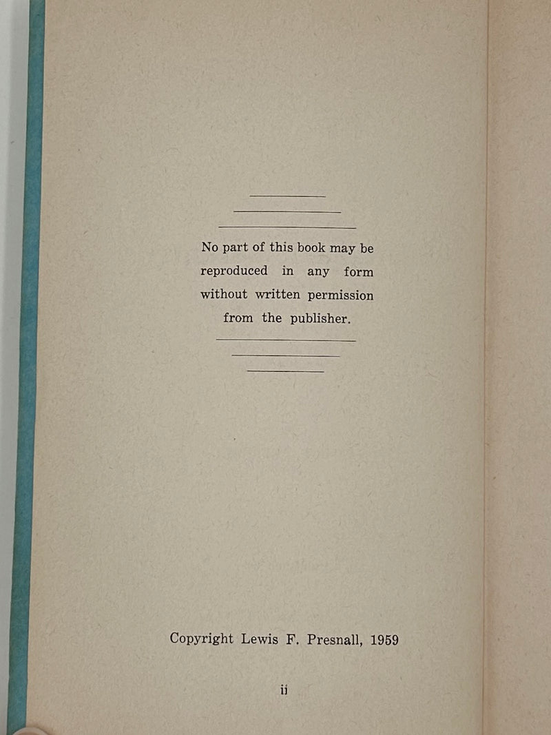 The Search for Serenity by Lewis Presnall- 1959 Recovery Collectibles
