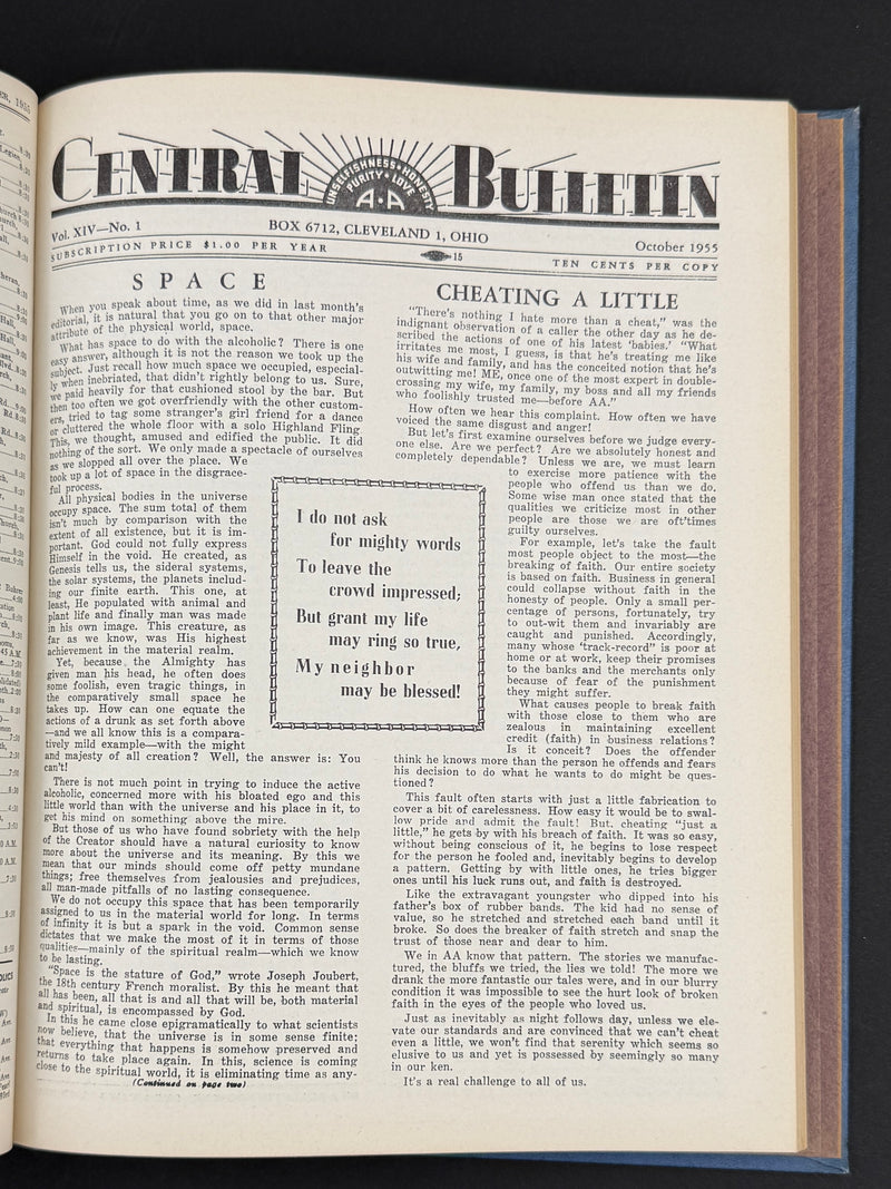 The Cleveland Central Bulletin Collection — Original Bound Volumes, 1942–1962