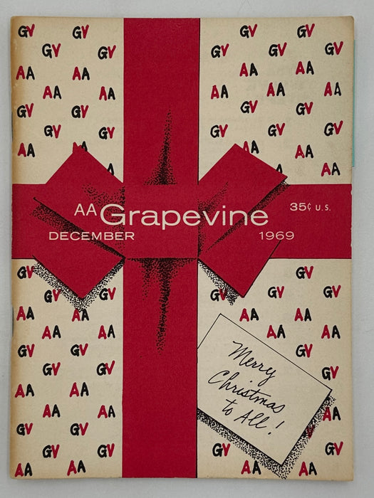 AA Grapevine from December 1969 - Merry Christmas To All