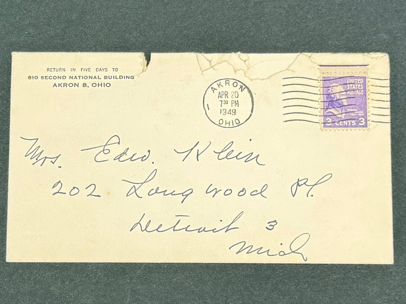 Exceptionally Rare 1949 Dr. Bob Handwritten Letter