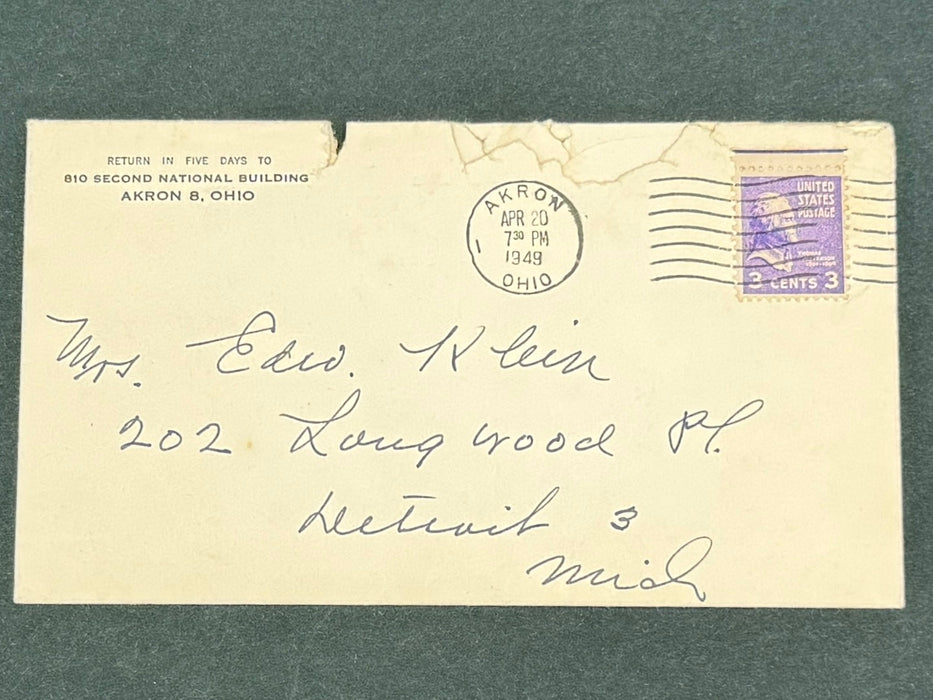 Exceptionally Rare 1949 Dr. Bob Handwritten Letter