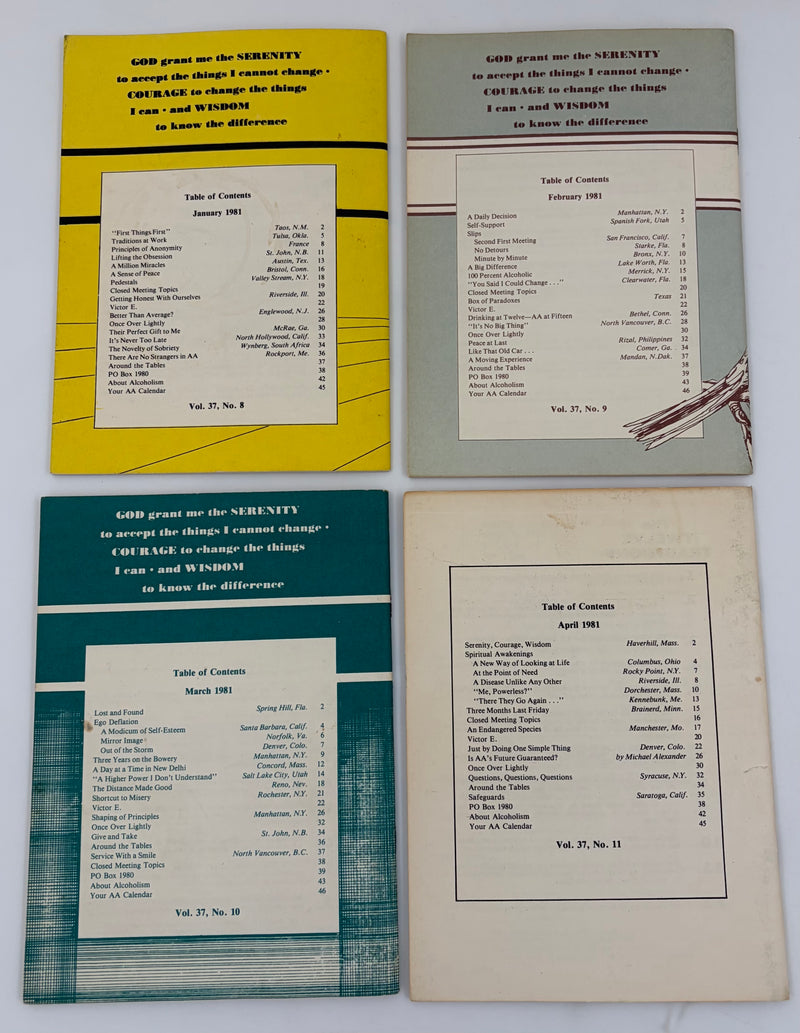 AA Grapevine Complete Set 1981