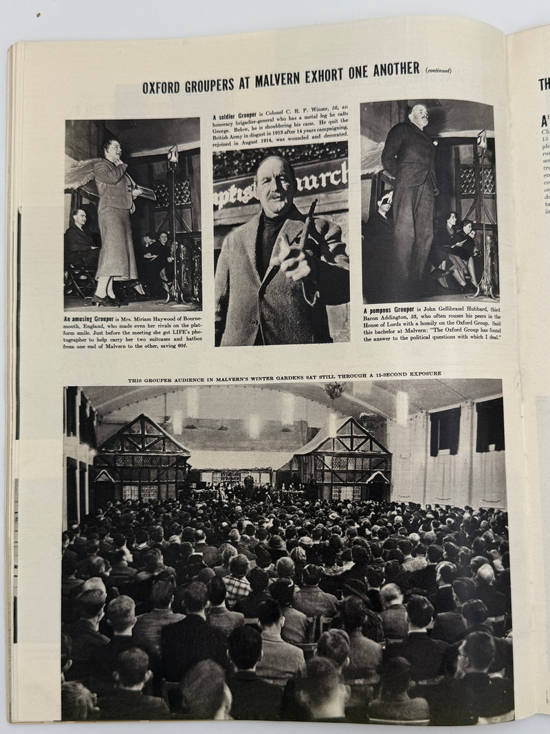 Life Magazine from February 15, 1937 - Buchman’s Oxford Groupers Marching As To War