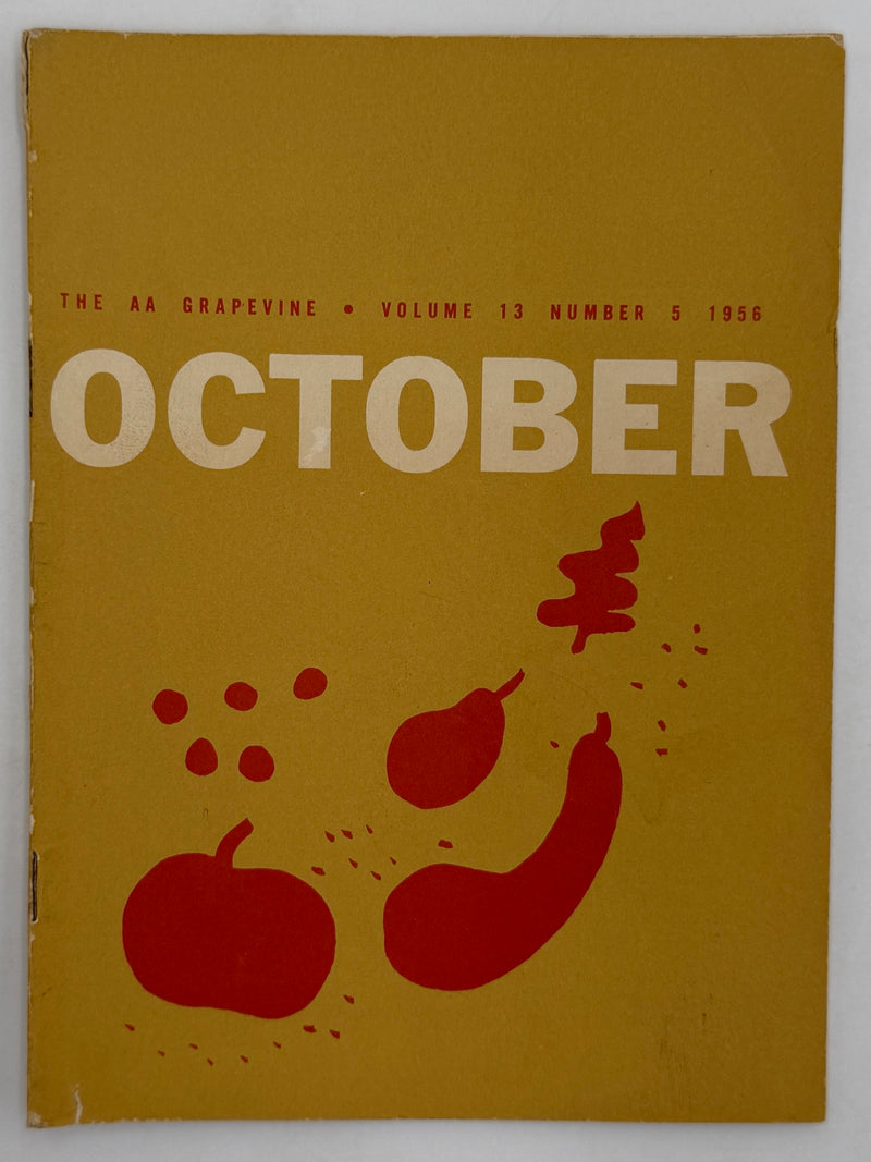 AA Grapevine from October 1956 - Tranquilizers