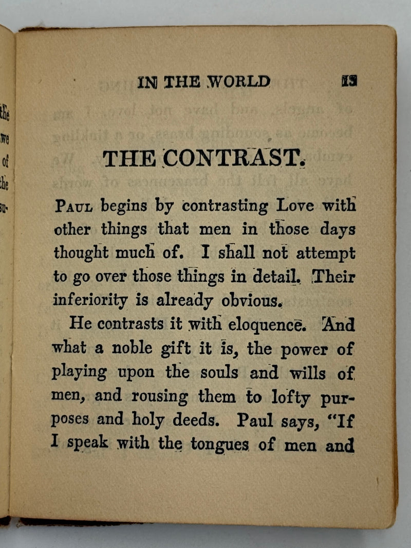 The Greatest Thing in the World by Henry Drummond