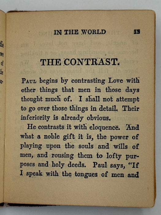 The Greatest Thing in the World by Henry Drummond