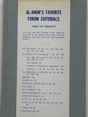 Al-Anon’s Favorite Forum Editorials - First Edition from 1970 - ODJ Recovery Collectibles