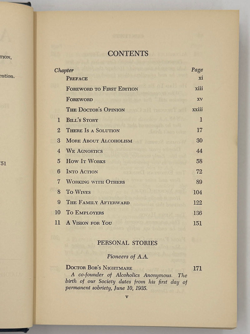 Alcoholics Anonymous Second Edition 5th Printing with ODJ