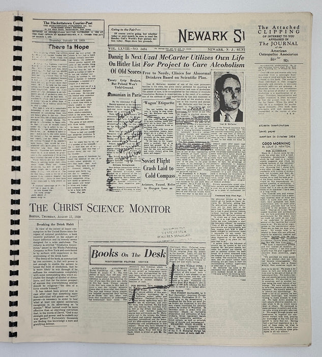 Alcoholics Anonymous 1939-1942 - The Archives of The General Service Board