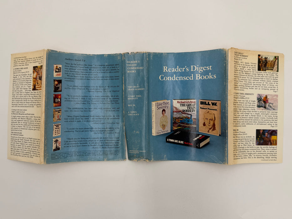 Reader's Digest Condensed Books: BILL W. by Robert Thomsen - 1976