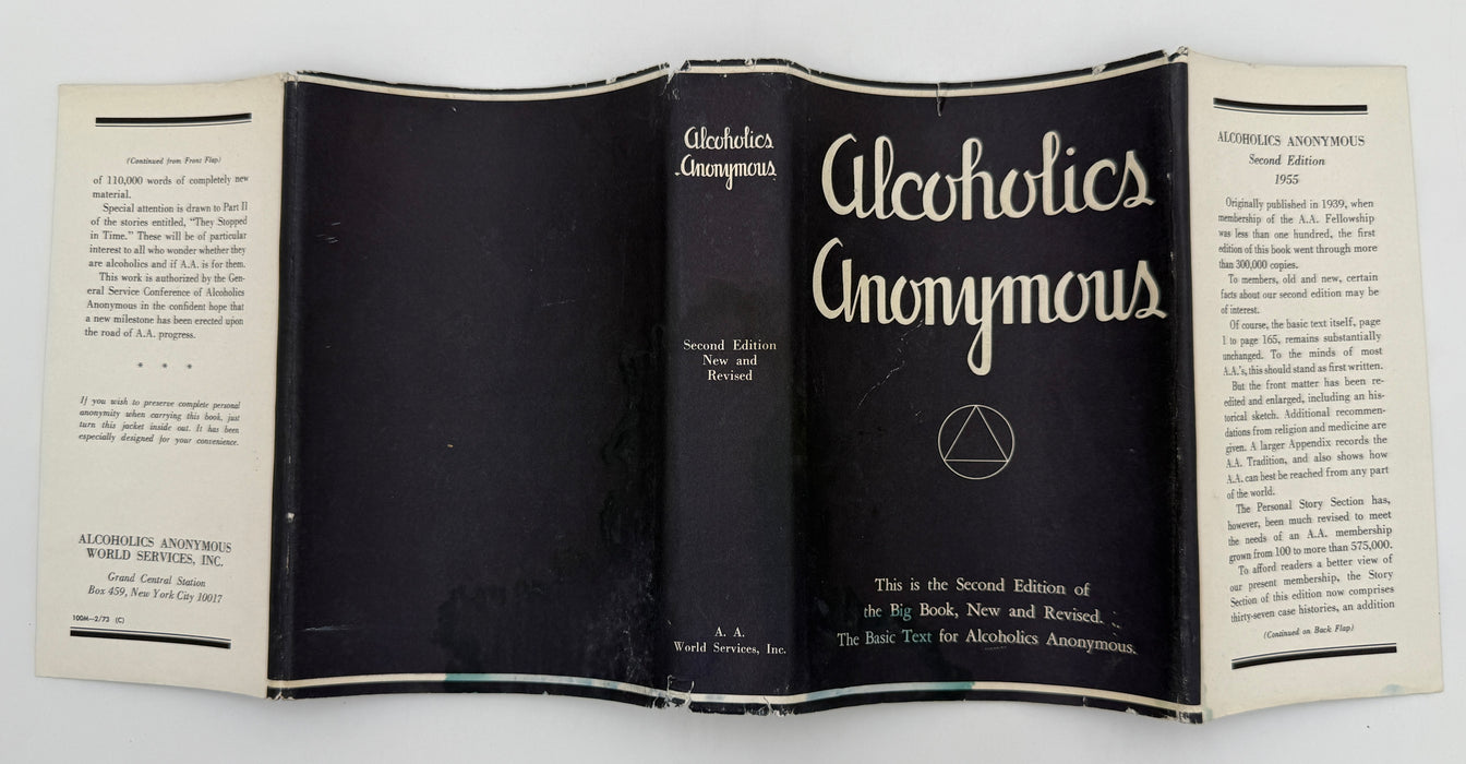 Alcoholics Anonymous Second Edition Big Book 14th Printing 1973 - ODJ