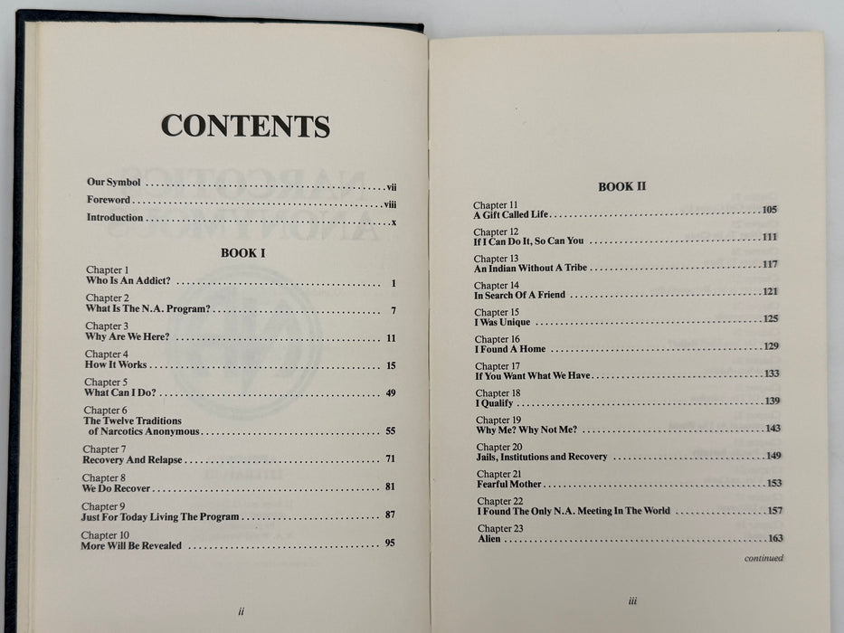 Narcotics Anonymous Second Edition from 1982
