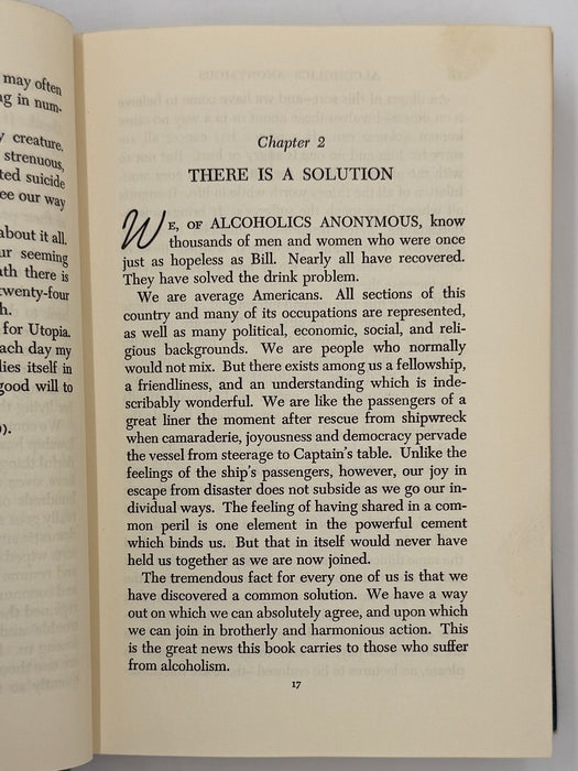 Alcoholics Anonymous Second Edition 3rd Printing with RDJ