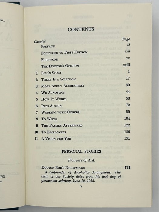 Alcoholics Anonymous Second Edition 16th Printing from 1974 - ODJ