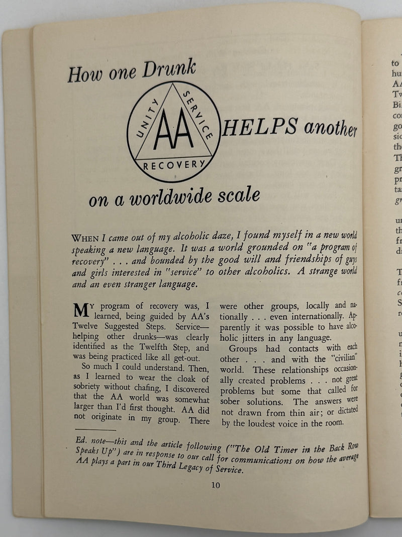 AA Grapevine from May 1956