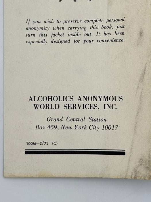 Alcoholics Anonymous Second Edition Big Book 14th Printing - ODJ