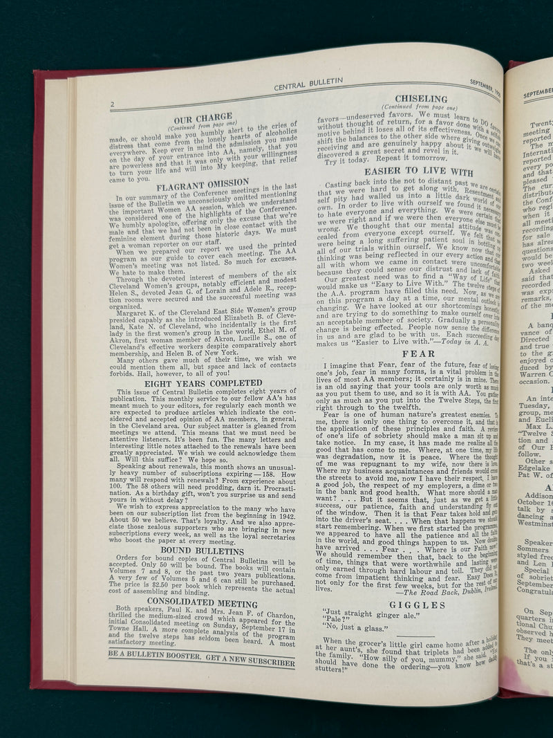 The Cleveland Central Bulletin Collection — Original Bound Volumes, 1942–1962