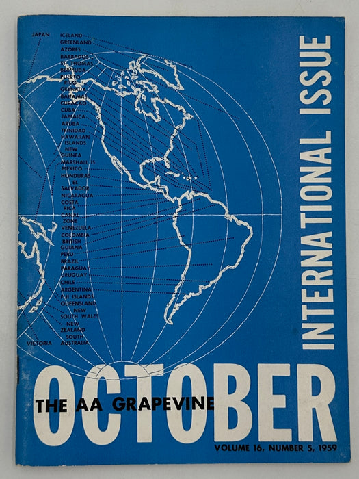 AA Grapevine from October 1959 - International Issue