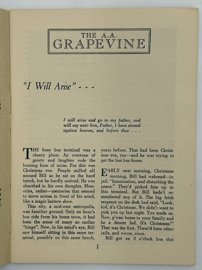 AA Grapevine from December 1948