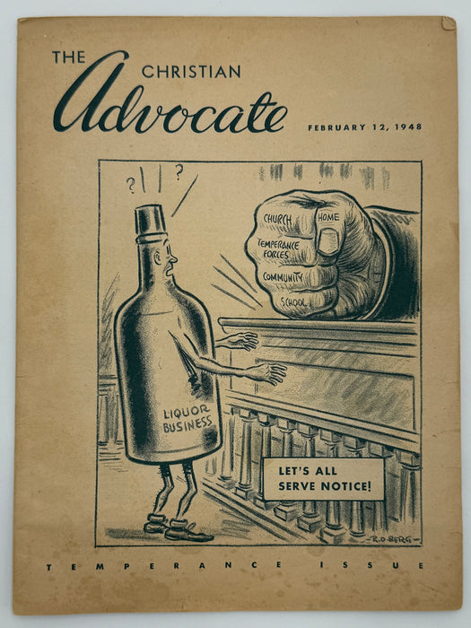 The Christian Advocate — Temperance Issue (February 12, 1948)