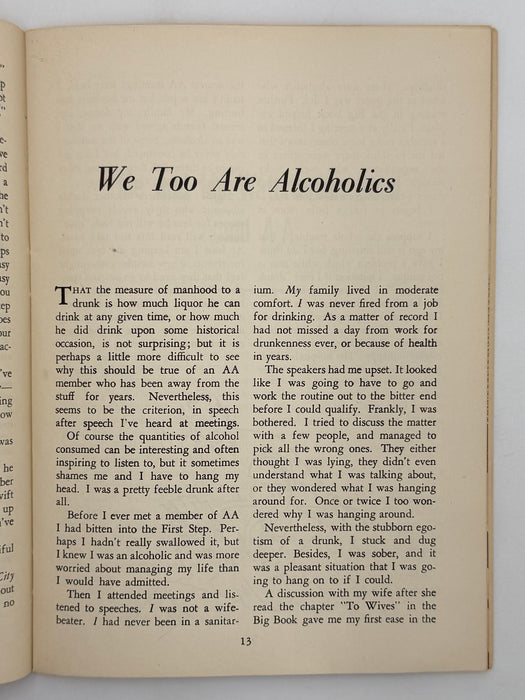 AA Grapevine from February 1956