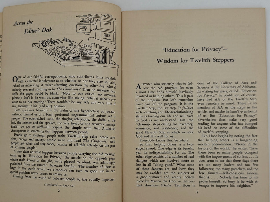 AA Grapevine from April 1954