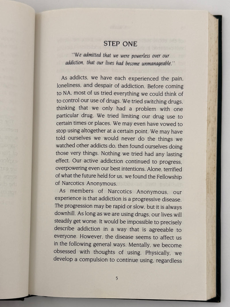It Works: How and Why — Narcotics Anonymous — First Printing 1993 — ODJ