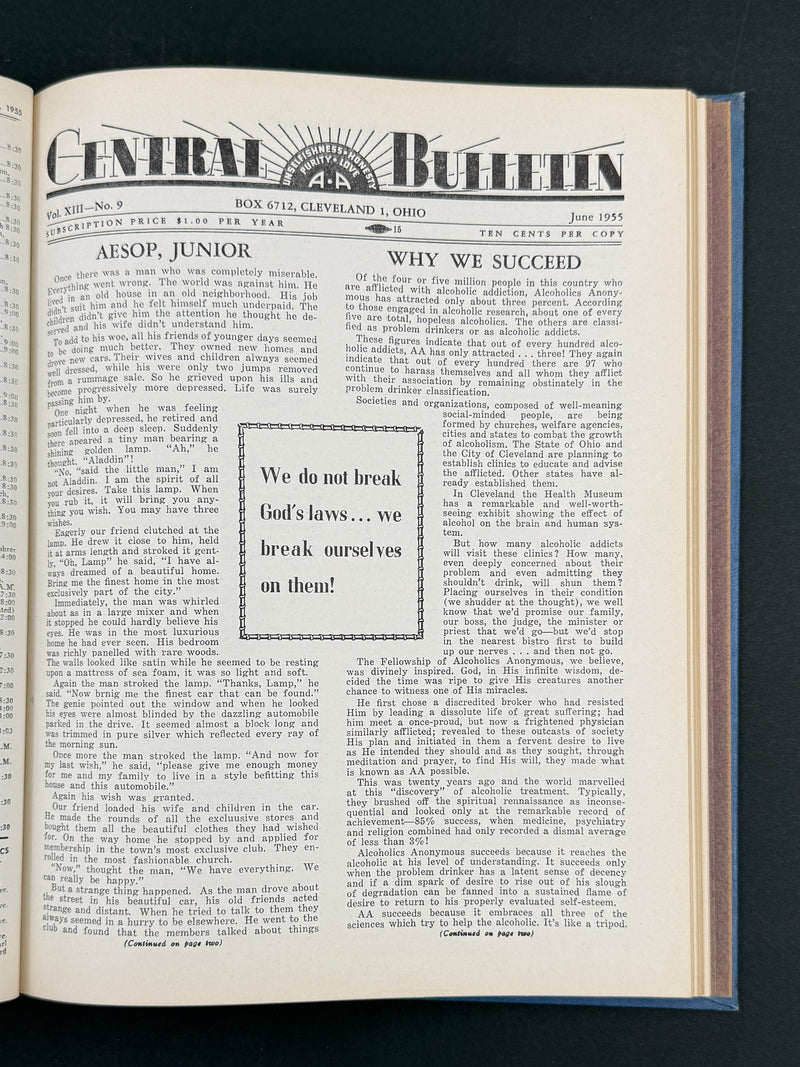 The Cleveland Central Bulletin Collection — Original Bound Volumes, 1942–1962