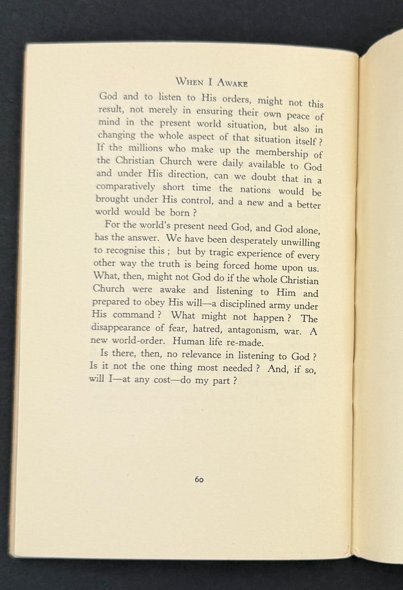 When I Awake: Thoughts on the Keeping of the Morning Watch — Jack C. Winslow