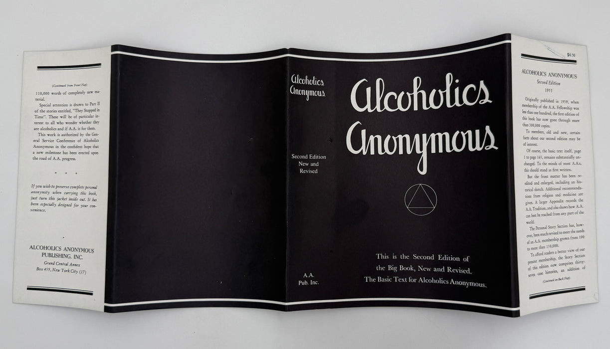 Alcoholics Anonymous Second Edition First Printing from 1955 - RDJ