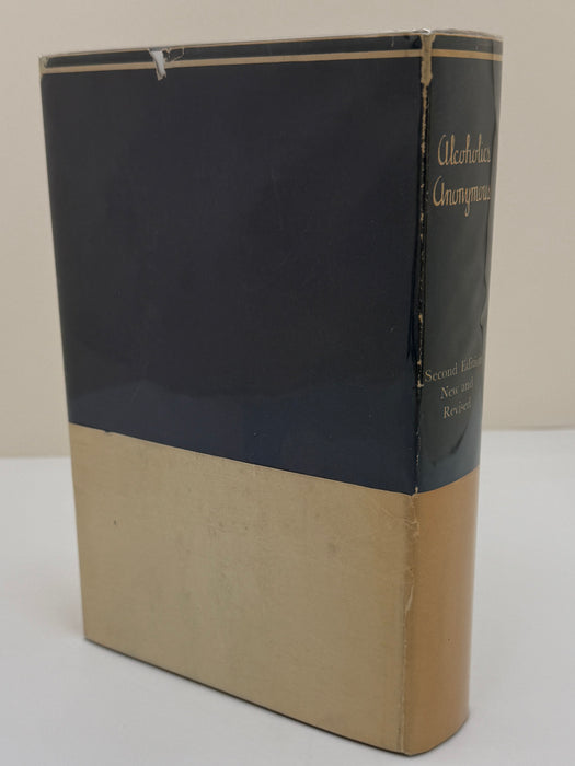 First Issue with Original White Band - Alcoholics Anonymous Second Edition First Printing from 1955 with ODJ