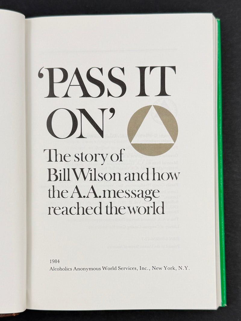 Alcoholics Anonymous History Collection — Four Conference-Approved Books with Original Dust Jackets