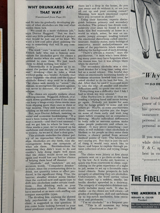 The Saturday Evening Post — May 26, 1945 Featuring “Why Drunkards Act That Way” by J.C. and Helen Furnas